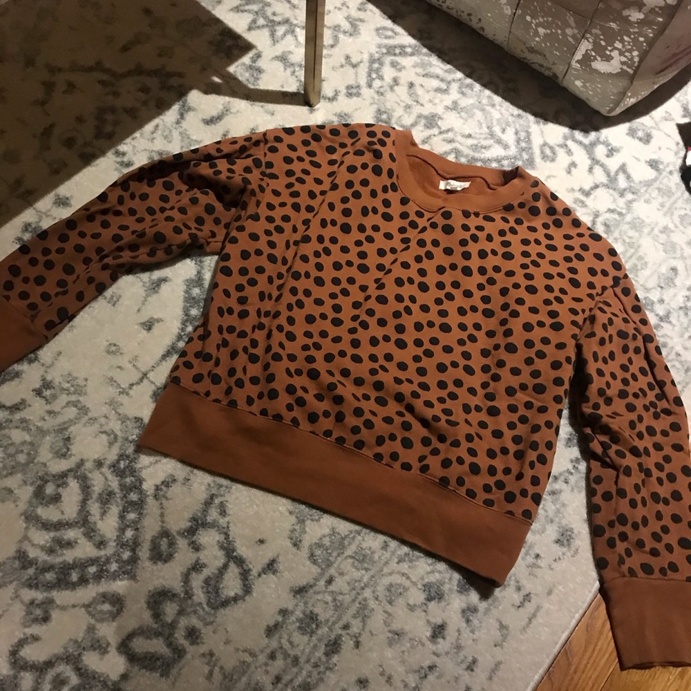 Madewell puff sleeve sweatshirt